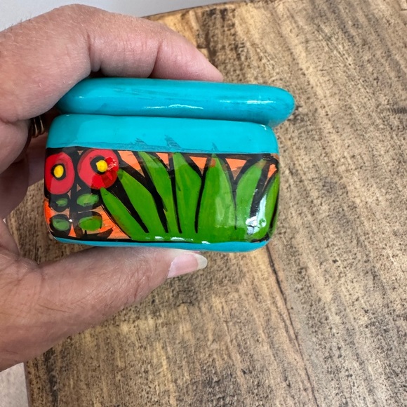 Mexican Pottery Trinket box - Picture 5 of 8
